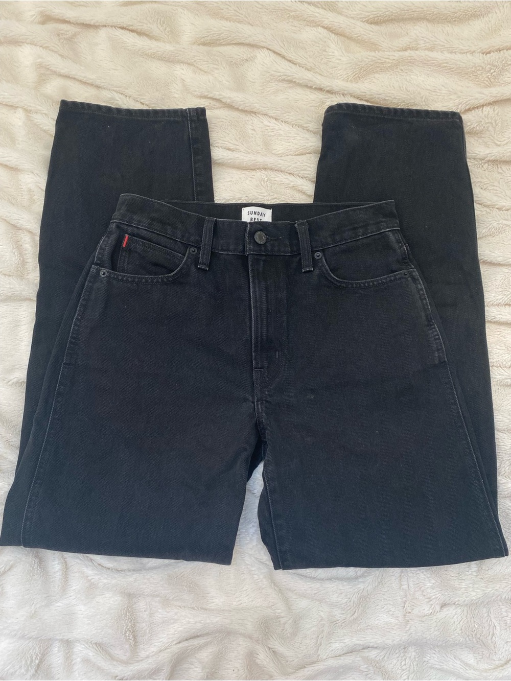 Sunday Best Jupiter Jean relaxed baggy black washed denim Aritzia women’s Sz 4